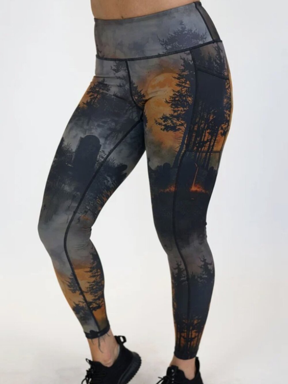 CVG Leggings "Dead of Night" Full Length 2X